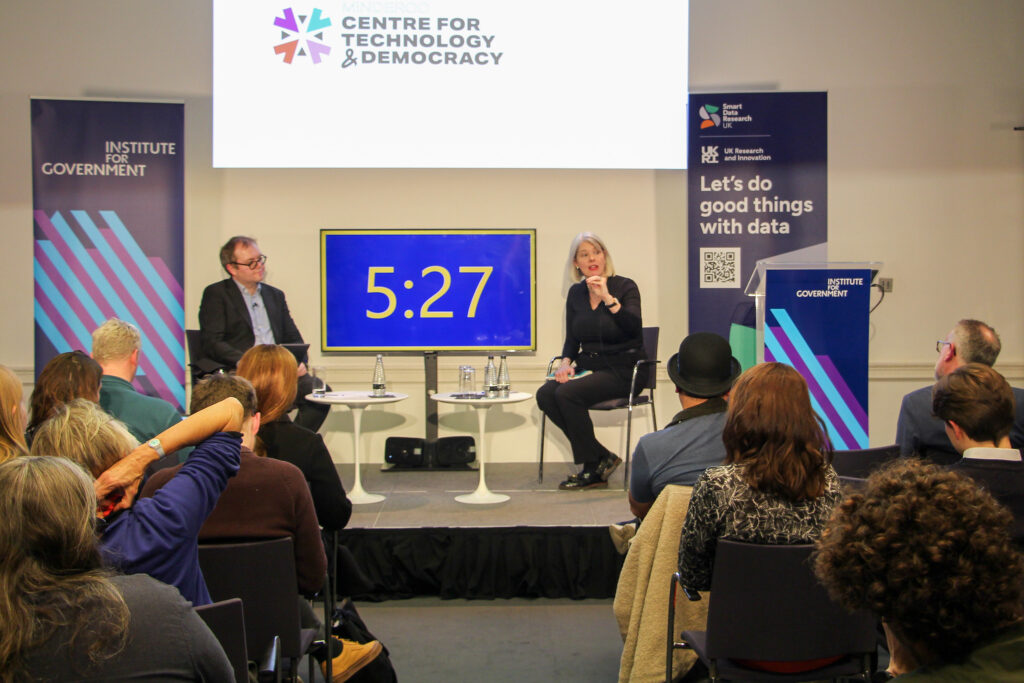 Pic from the Data Bites Smart Data Special event - now available to watch